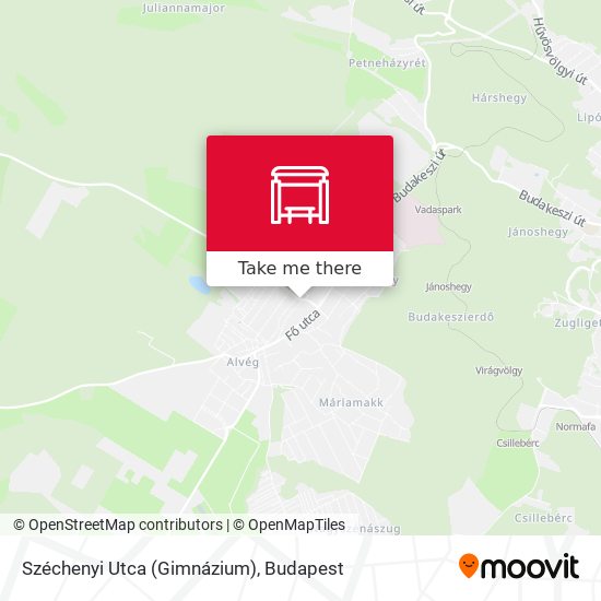 Széchenyi Utca (Gimnázium) map