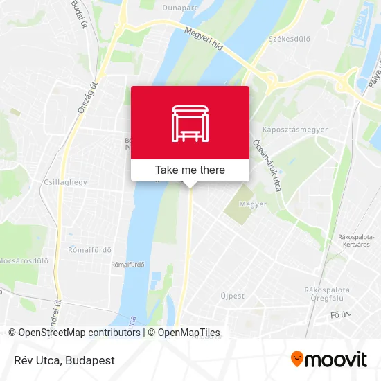 Rév Utca map