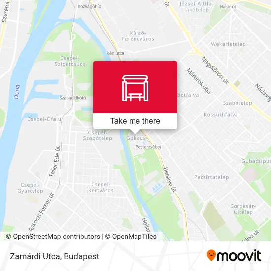 Zamárdi Utca map