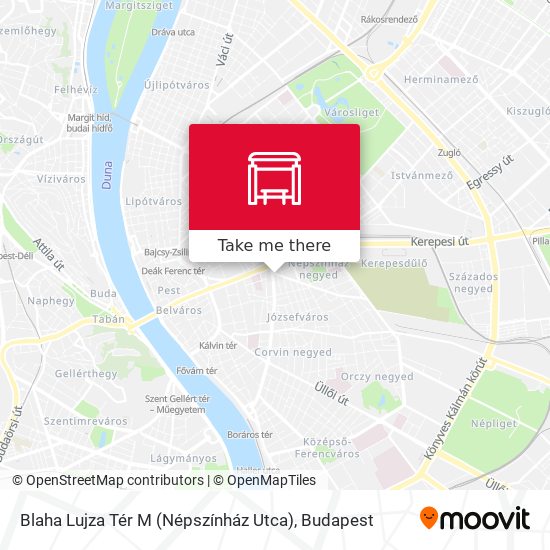 Blaha Lujza Tér M (Népszínház Utca) map