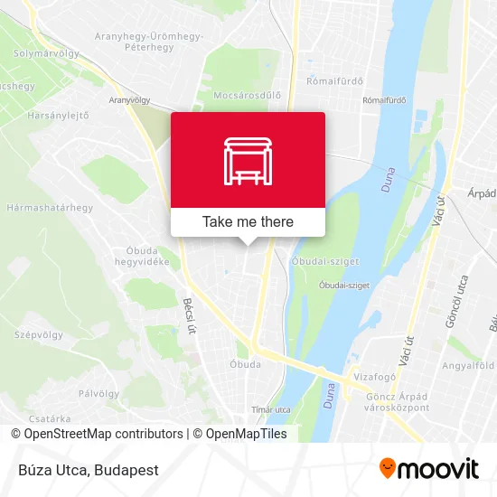 Búza Utca map