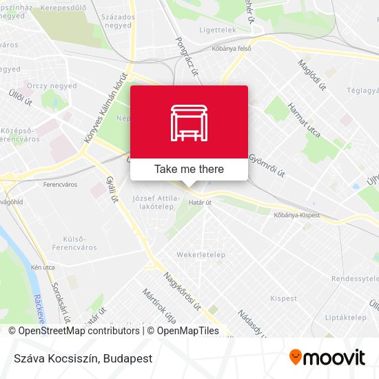 Száva Kocsiszín map