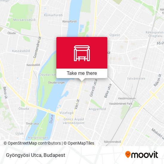 Gyöngyösi Utca map