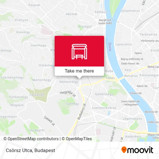 Csörsz Utca map