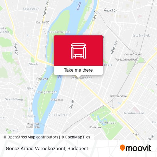 Göncz Árpád Városközpont map