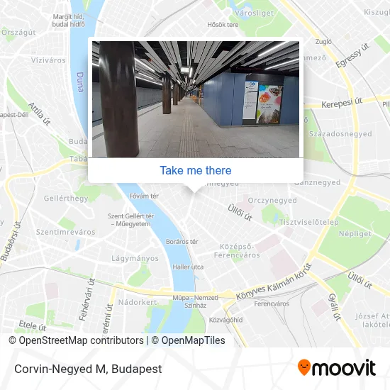 Corvin-Negyed M map