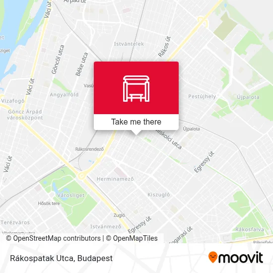Rákospatak Utca map
