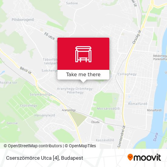 Cserszömörce Utca [4] map