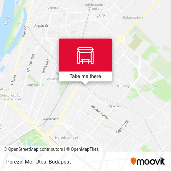 Perczel Mór Utca map