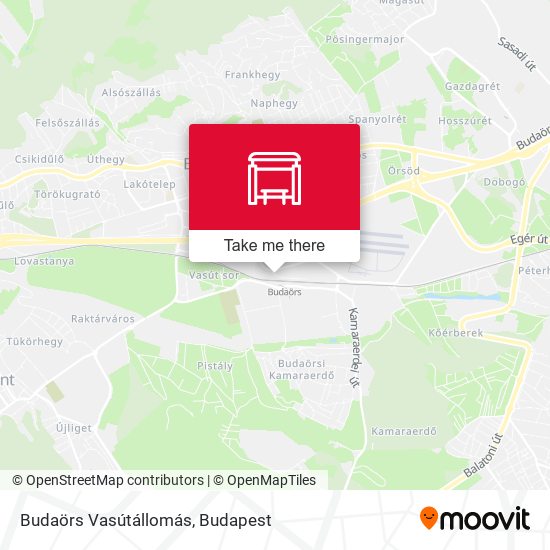 Budaörs Vasútállomás map