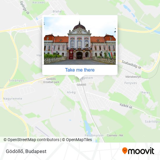 Gödöllő map