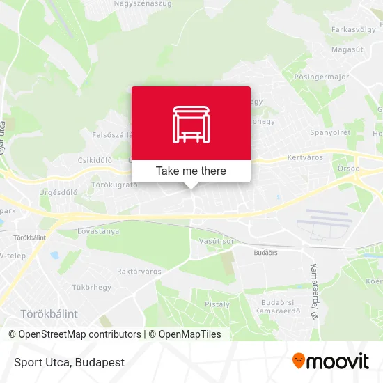 Sport Utca map