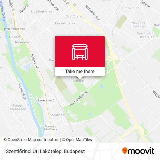 Szentlőrinci Úti Lakótelep map