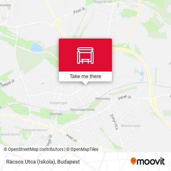 Rácsos Utca (Iskola) map