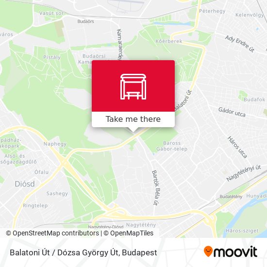 Balatoni Út / Dózsa György Út map