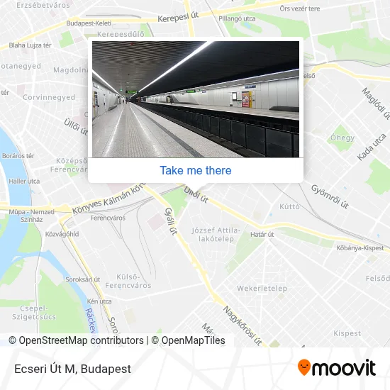 Ecseri Út M map
