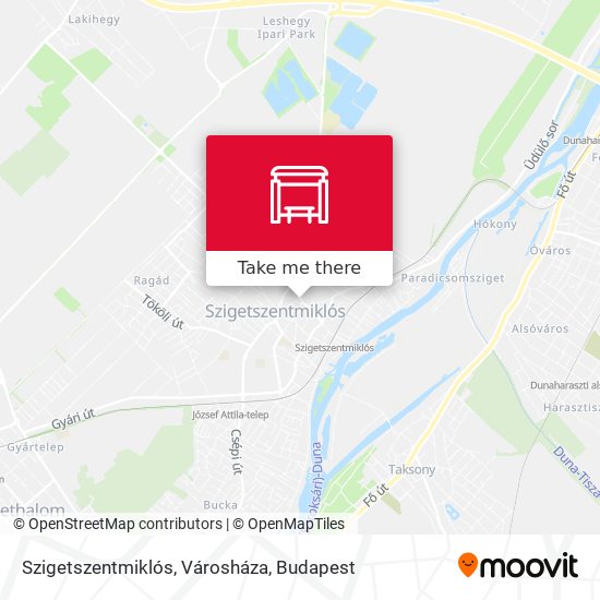 Szigetszentmiklós, Városháza map
