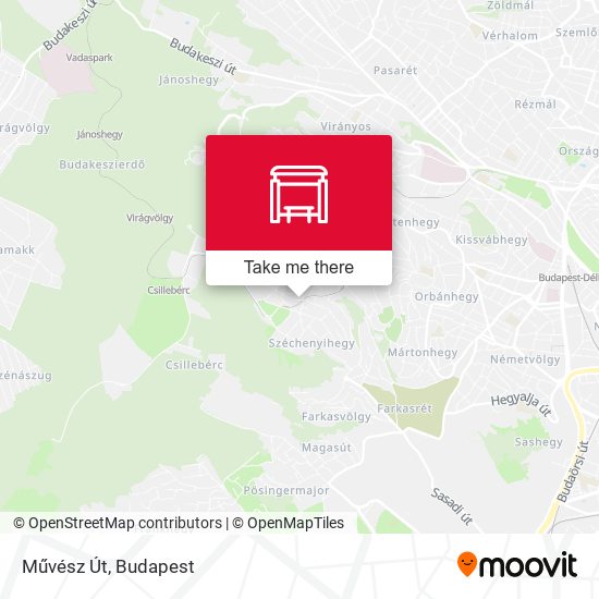 Művész Út map