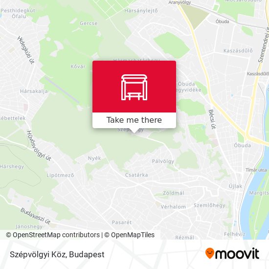 Szépvölgyi Köz map