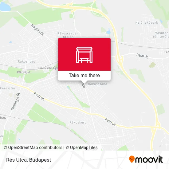 Rés Utca map