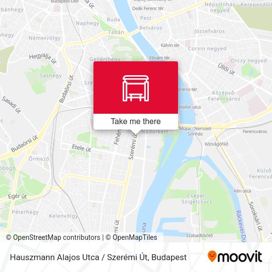 Hauszmann Alajos Utca / Szerémi Út map
