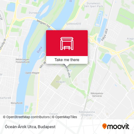 Óceán-Árok Utca map
