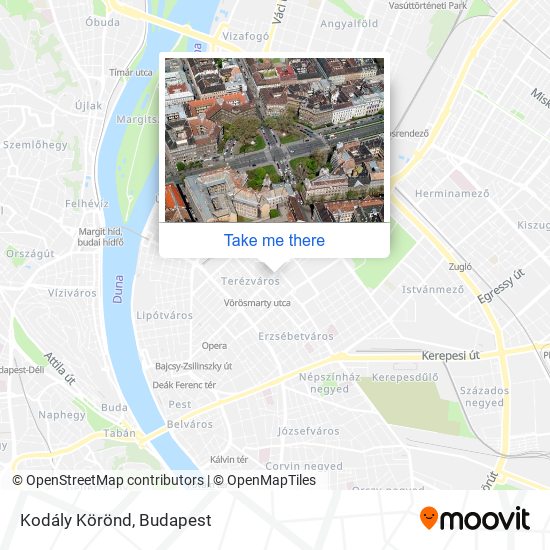 Kodály Körönd map