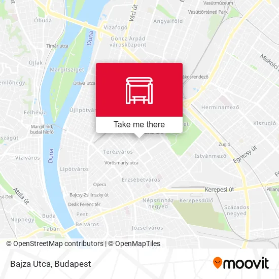 Bajza Utca map