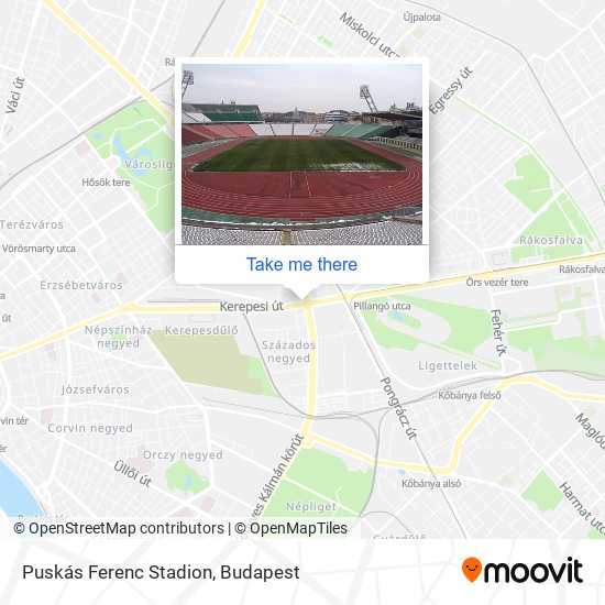 Puskás Ferenc Stadion map