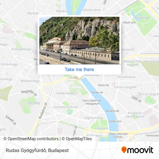 Rudas Gyógyfürdő map