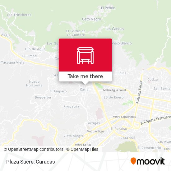 Plaza Sucre map