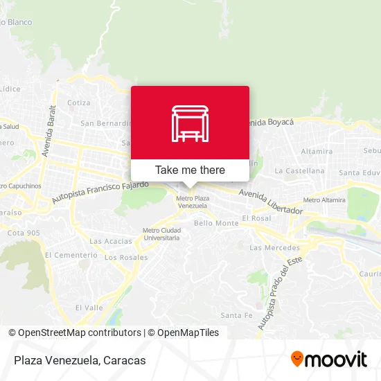 Plaza Venezuela map