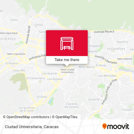 Mapa de Ciudad Universitaria