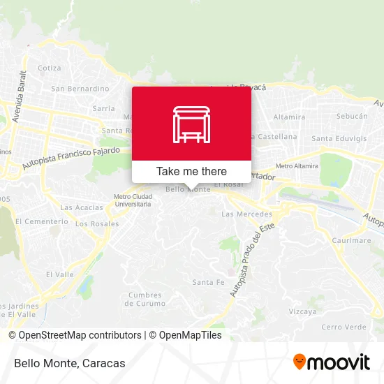 Bello Monte map
