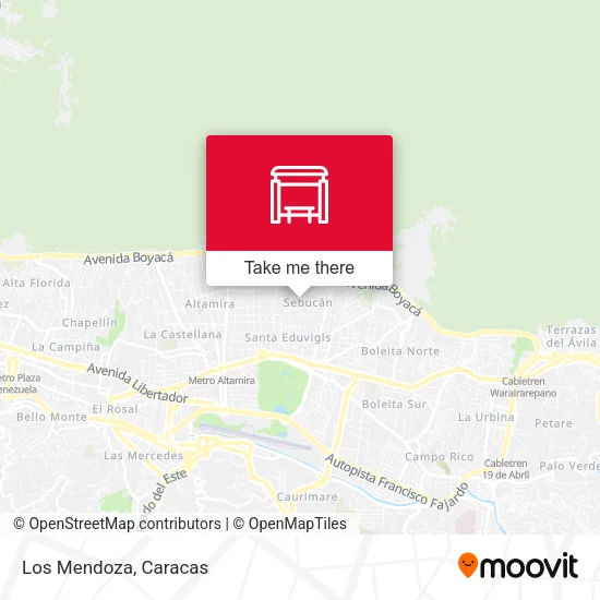 Los Mendoza map