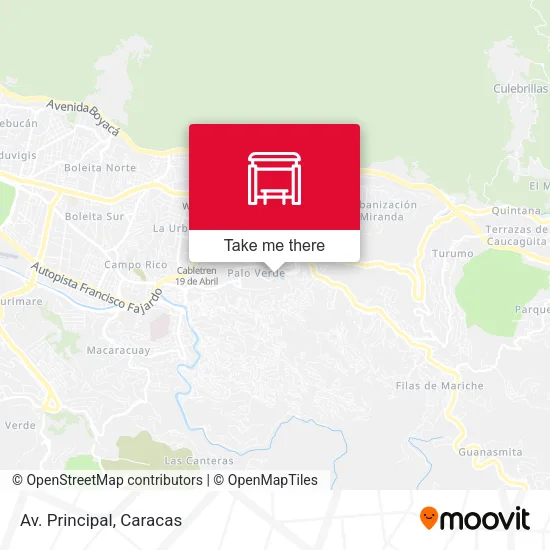 Av. Principal map