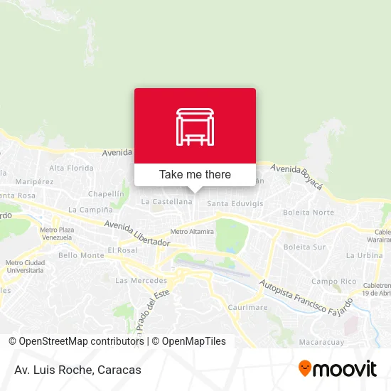 Av. Luis Roche map