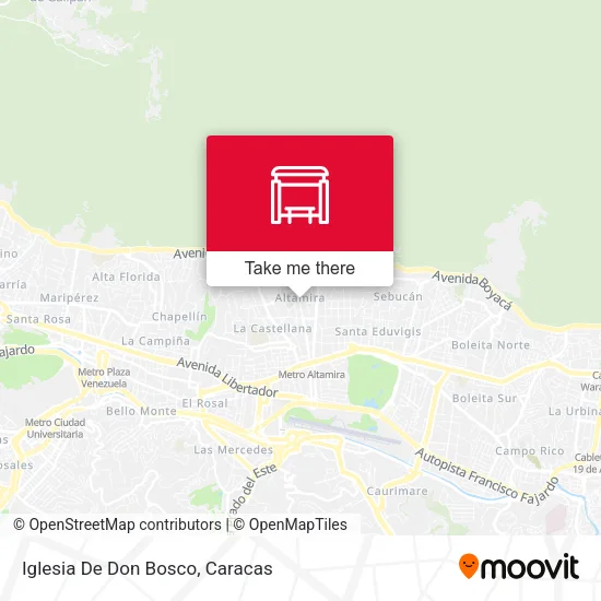 Iglesia De Don Bosco map