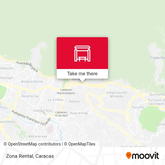 Zona Rental map