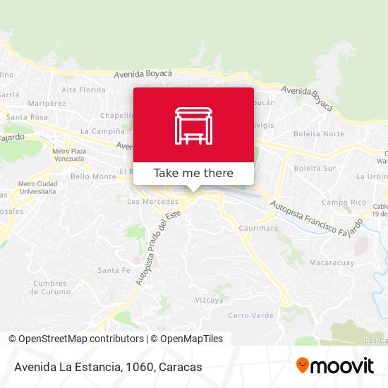 Avenida La Estancia, 1060 map