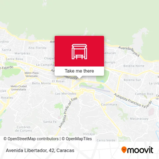 Avenida Libertador, 42 map