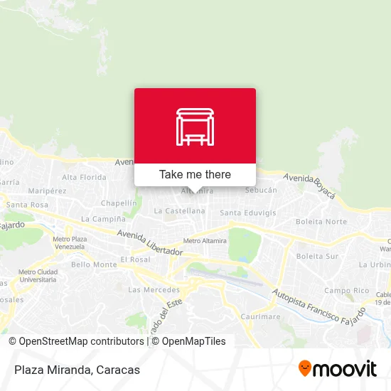 Plaza Miranda map