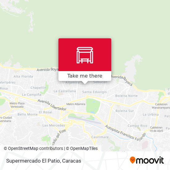 Supermercado El Patio map
