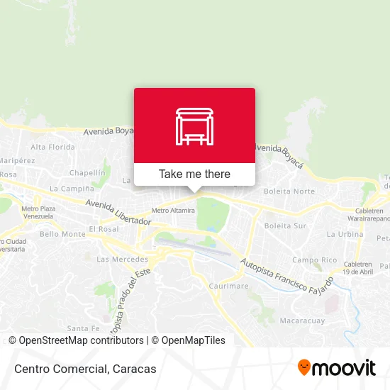Centro Comercial map