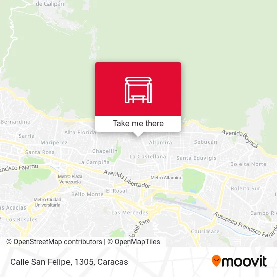 Calle San Felipe, 1305 map