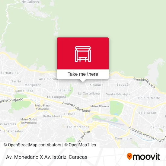 Mapa de Av. Mohedano X Av. Istúriz