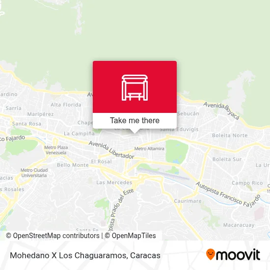Mapa de Mohedano X Los Chaguaramos