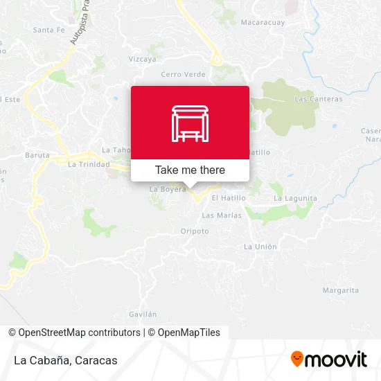 La Cabaña map
