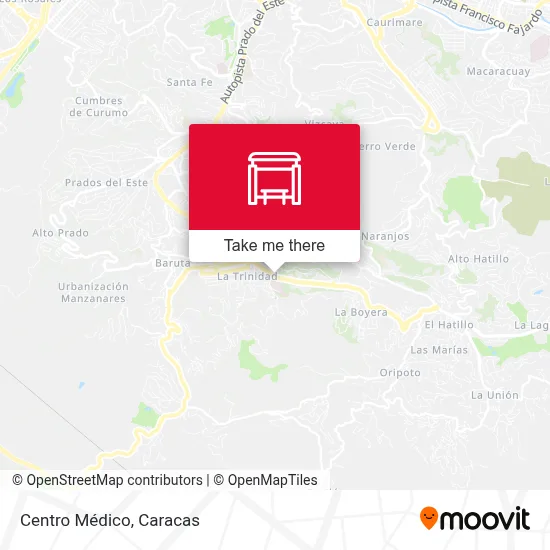 Centro Médico map