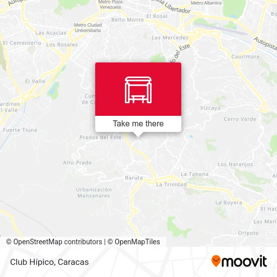Club Hípico map